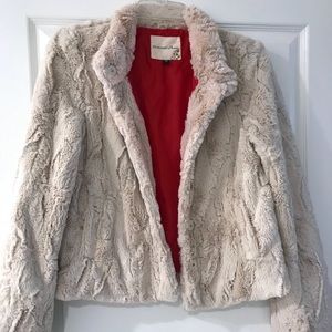 Faux fur jacket